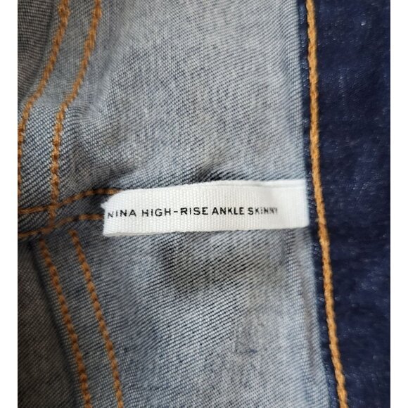 Rag & Bone Nina High Waist Ankle Skinny Jeans In Carmen Size 28 - Picture 7 of 8